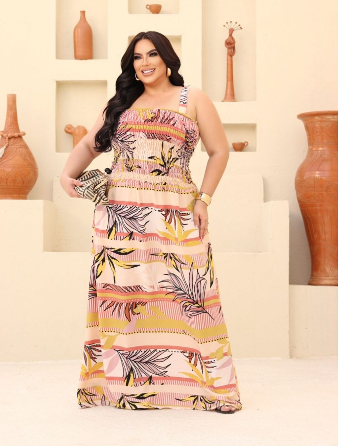 vestido flora elasteck