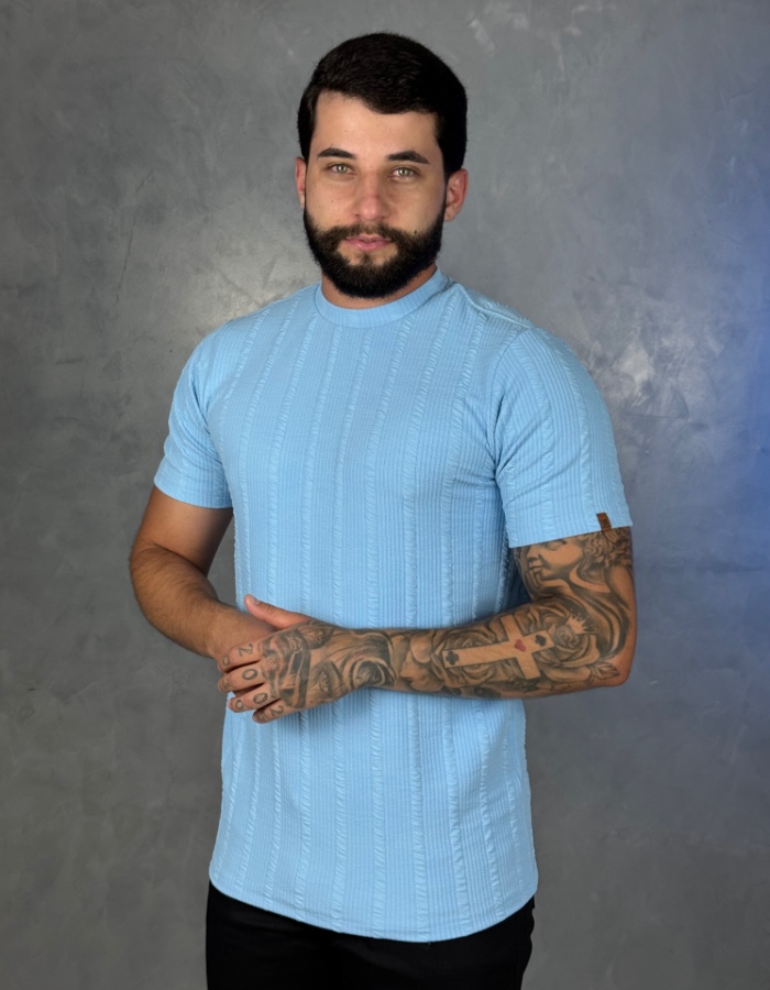 Camiseta texturizada Rugão