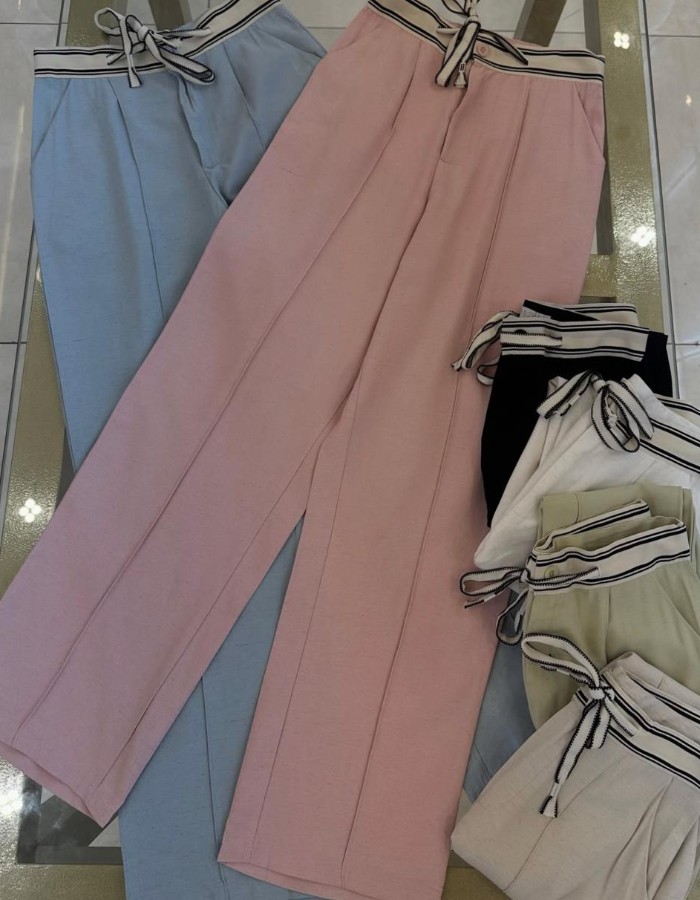 CALÇA DETALHE ELÁSTICO