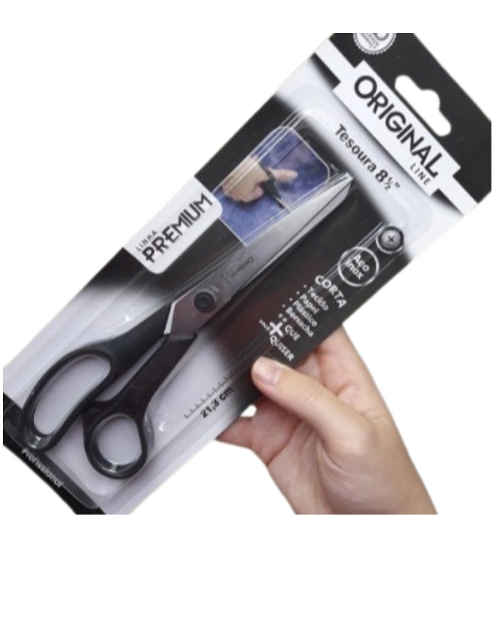 TESOURA LINHA PREMIUM 8.1/2'' POLEGADAS C/ 1 UND - ORIGINAL 
