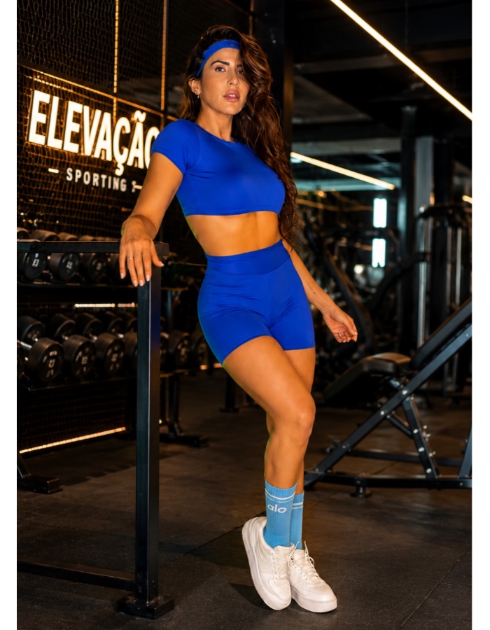 Conjunto Short Power Blue