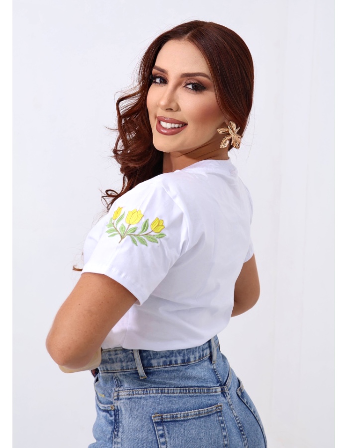 Produto t-shirt-ref-020-g-3flores-na-manga 1