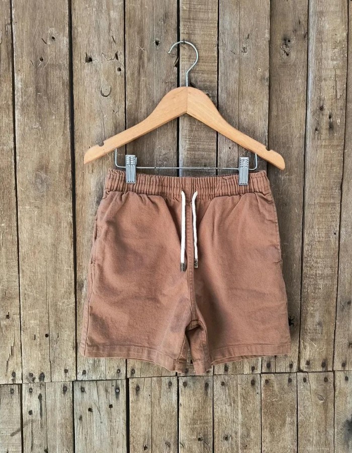 SHORT MAURICINHO BRIM COM ELASTANO MEL