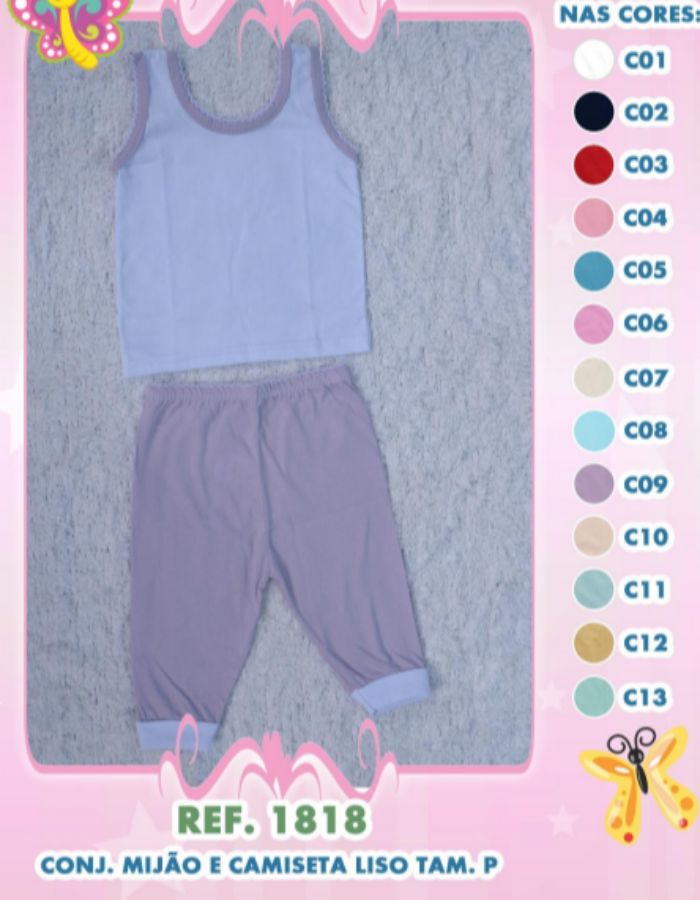 CONJ MIJAO E CAMISA LISO RUANYTHA BABY