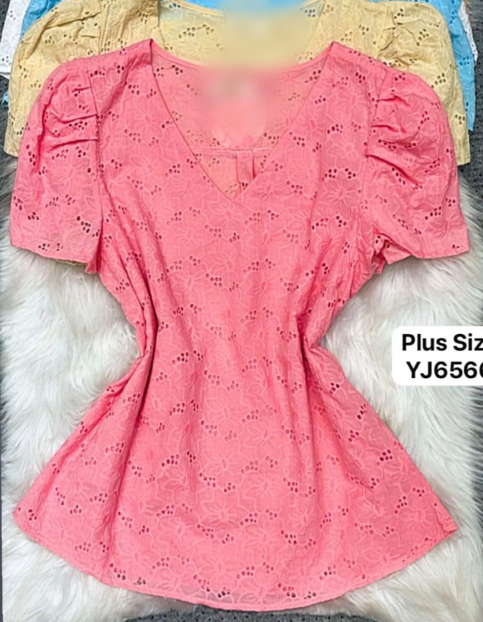 BLUSA  PLUS SIZE TECIDO LESI
