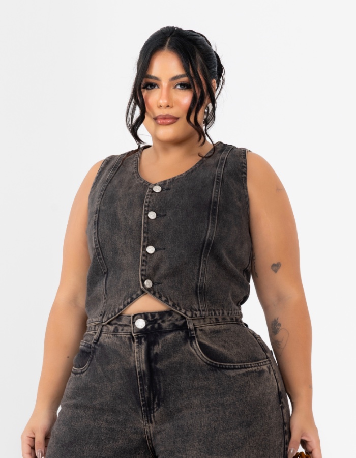 colete vintage plus