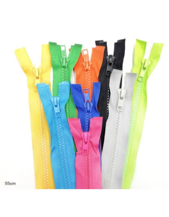 ZIPER VISLON DESTACAVEL 55CM - PACOTE C/ 100 UNIDADES 