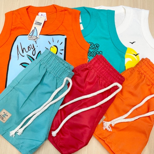 CONJUNTO REGATA ESTAMPADA 