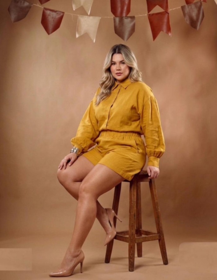 CONJUNTO PLUS SIZE BEATRIZ 