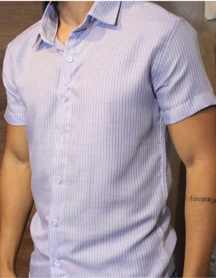 Camisa xadrez mista 