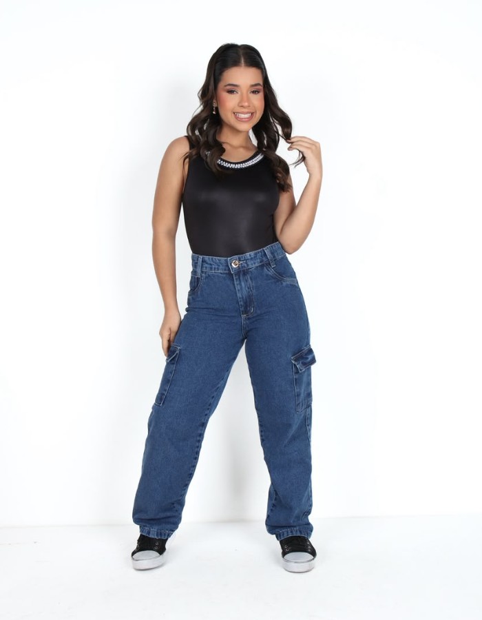 CALÇA CARGO JUVENIL