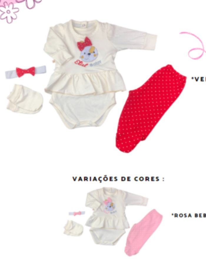 PAGAO FEMININO CALÇA BOLINHA 2075 ELIEL BABY