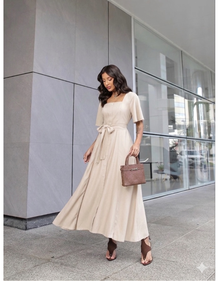 VESTIDO LISO