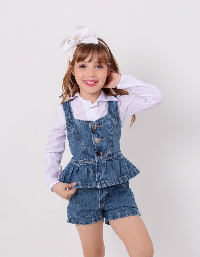 CONJUNTO JEANS INFANTIL DESGRADEADO