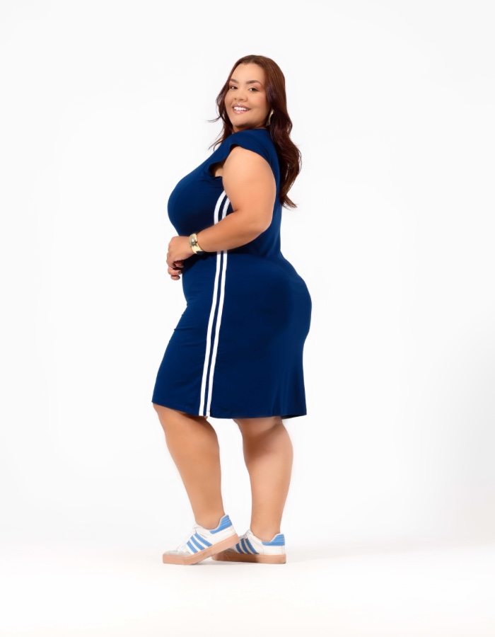 VESTIDO SARA ESPORTIVO PLUS SIZE