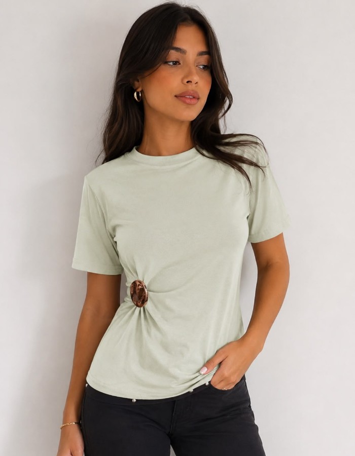 BLUSA BOTÃO DE LADO