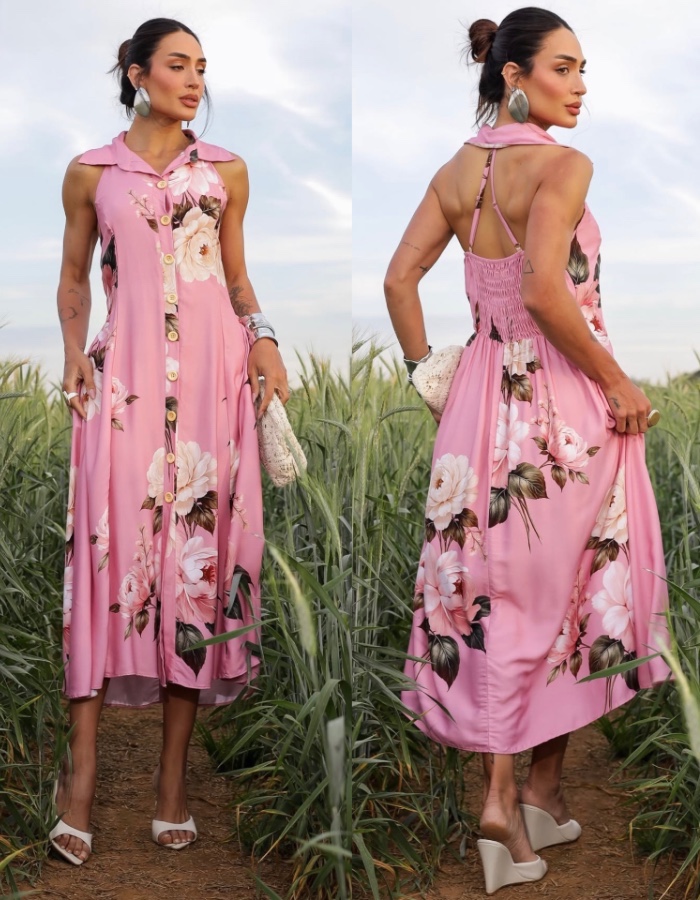 Vestido Chamise Ticiane