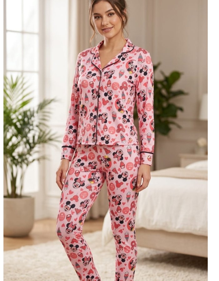 PIJAMA ESTAMPADO MANGA LONGA 