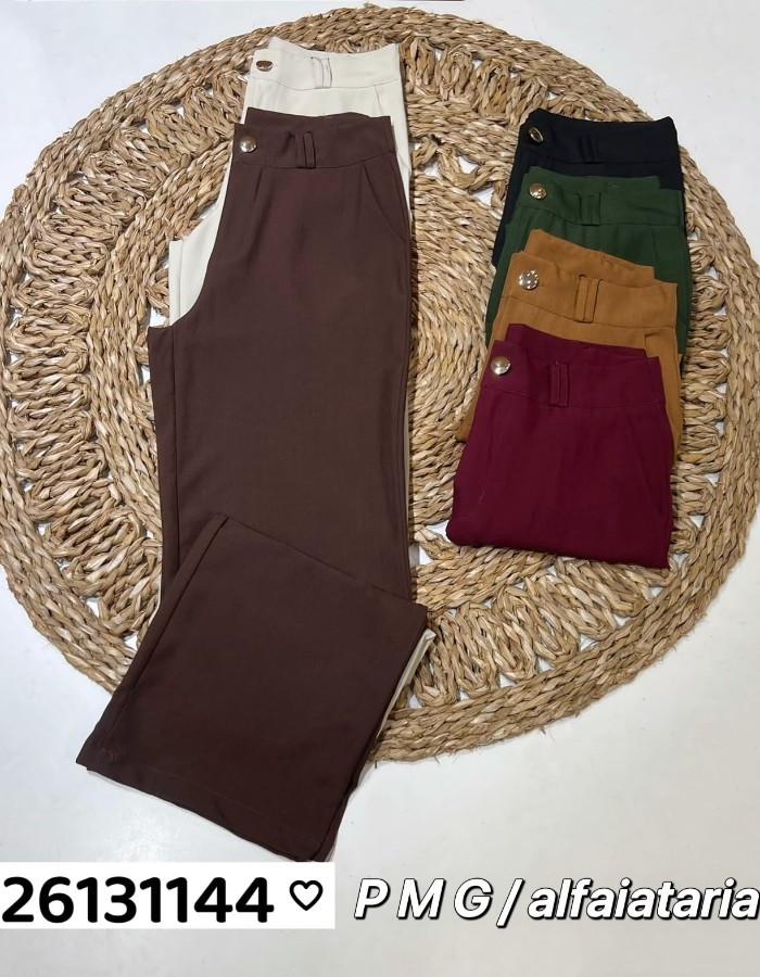 CALÇA PANTALONA ALFAIATARIA