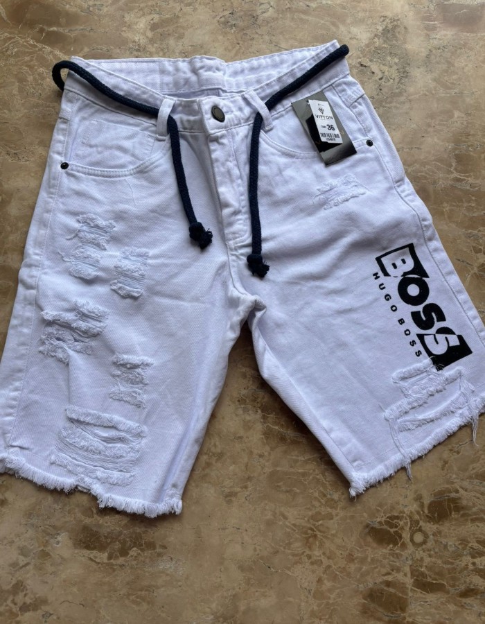 BERMUDA BRANCA HUGO BOSS