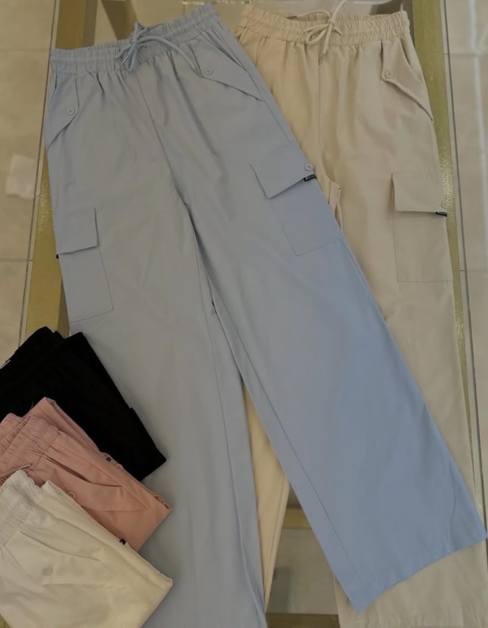 CALÇA ELÁSTICO CARGO