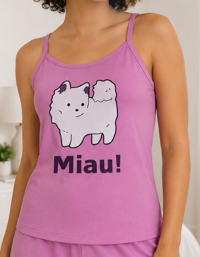 APENAS BLUSA ALÇA-MIAU