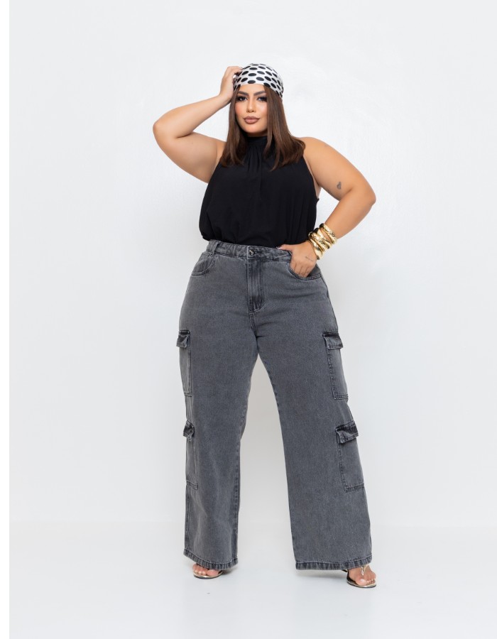 CALÇA PLUS 100% 