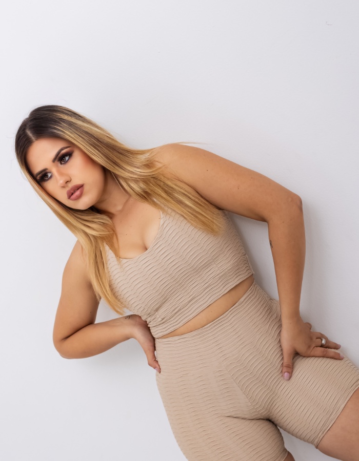 TOP JACQUARD BOLHA  CRUZADO
