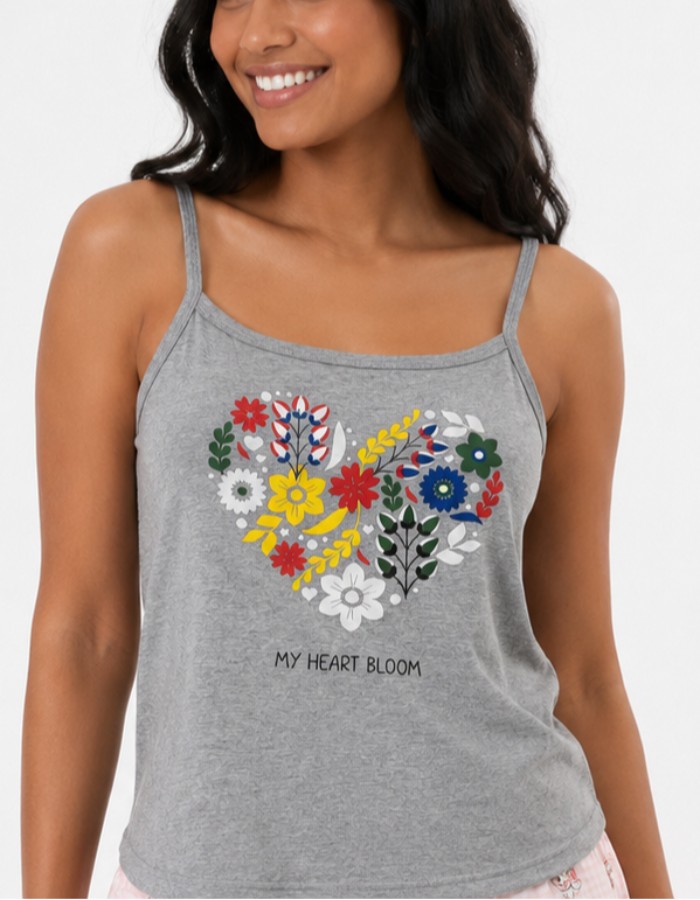 APENAS BLUSA ALÇA-CORAÇÃO