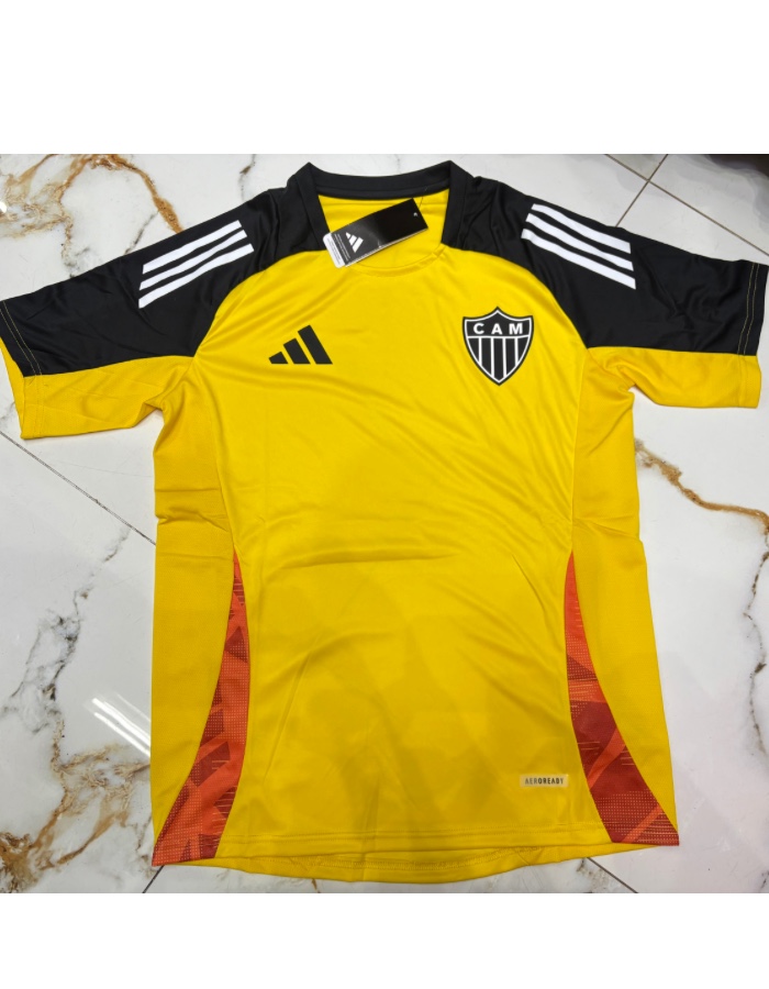 CAMISETA ATLÉTICO MINEIRO AMARELO COM PRETO 