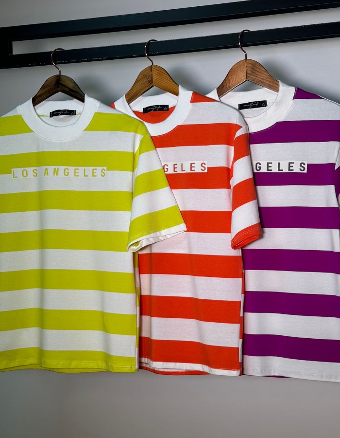 BLUSA OVER LISTRADA