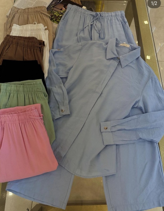CAMISA M/L + CALÇA 