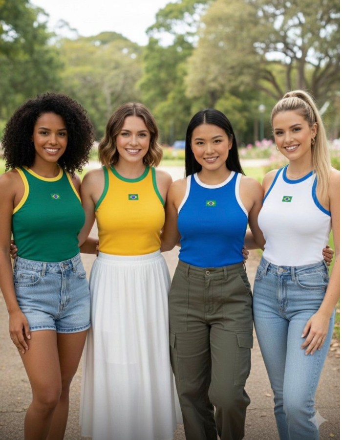 BLUSA REGATA BRASIL RIBANA