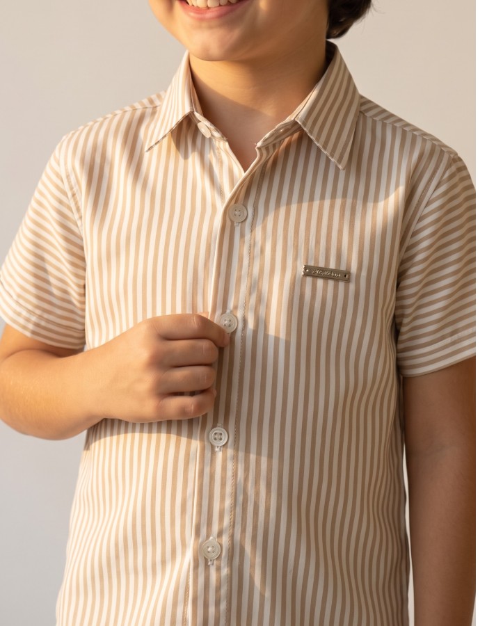 CAMISA FELIPE - CAMISA MANGA CURTA VISCOSE COM ELASTANO 