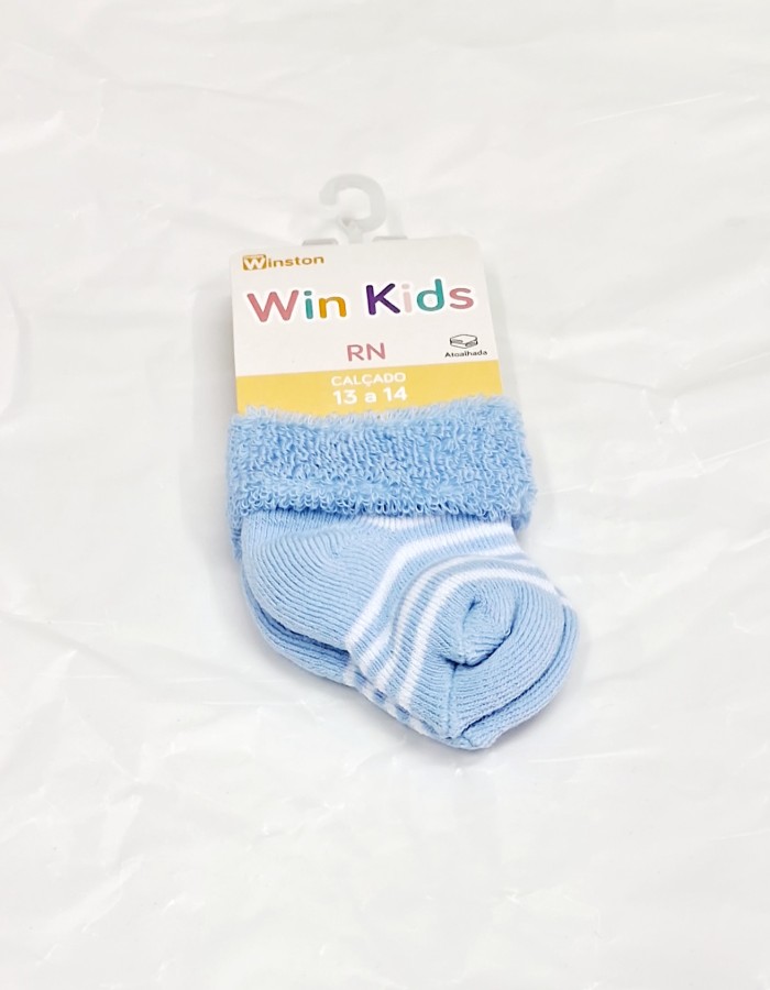 MEIA LISTRADA ATOALHADA WIN KIDS