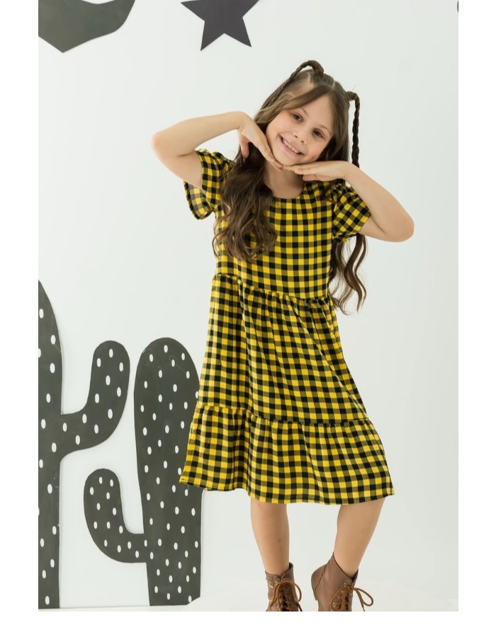 VESTIDO JULIANA XADREZ