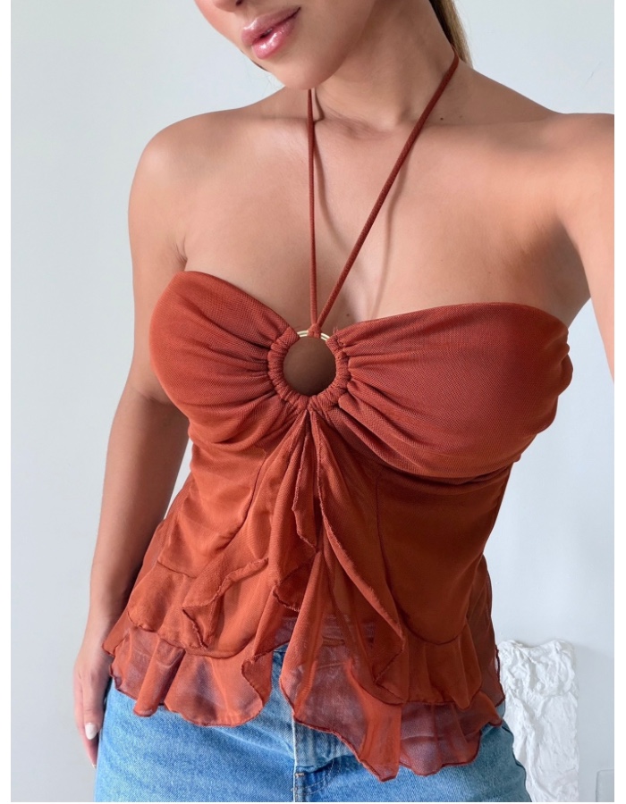 BLUSA EM TULE PREMIUM