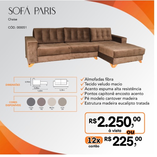 Sofá Paris