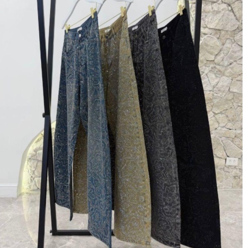 calça strass balão