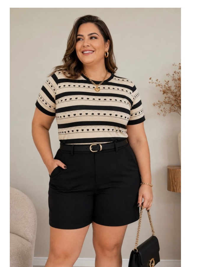 Blusa Plus Cecília 