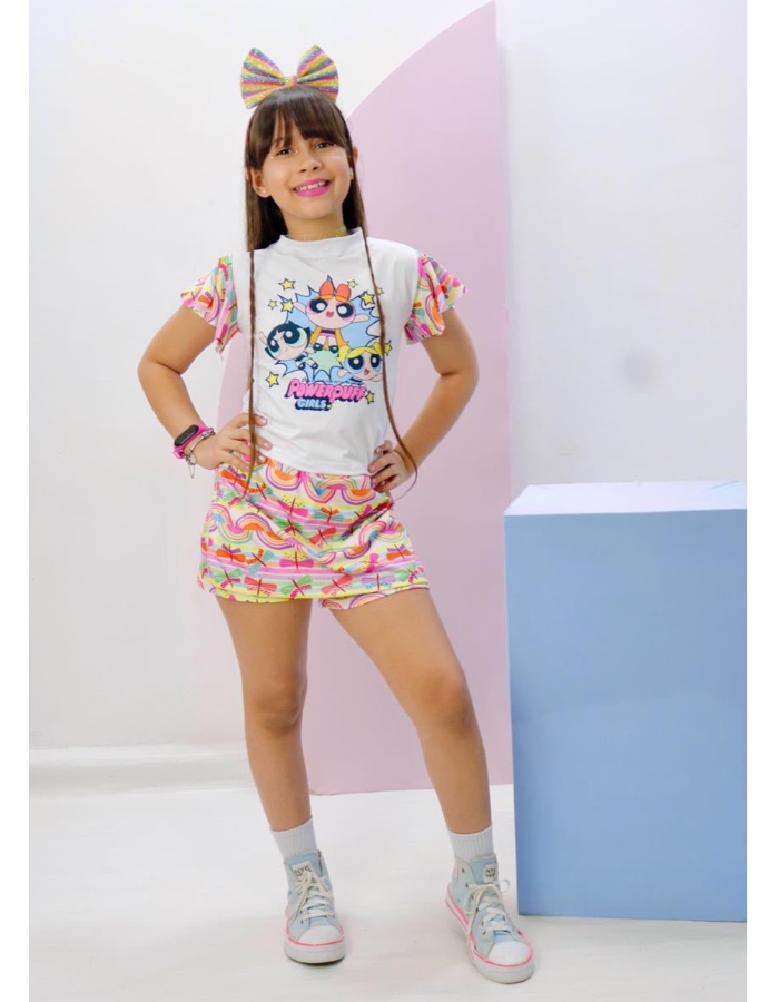 Conjunto menina super 