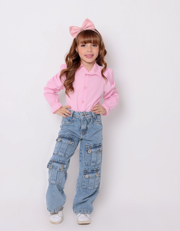 CALÇA JEANS INFANTIL