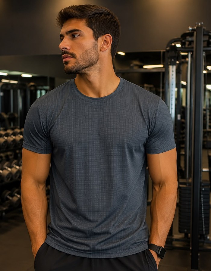 camisa importada gola careca bolinha dry fit