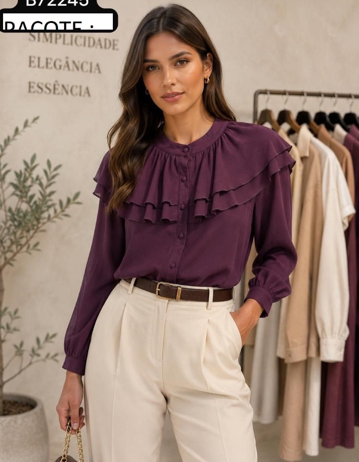 Blusa Manga Longa Vitória 