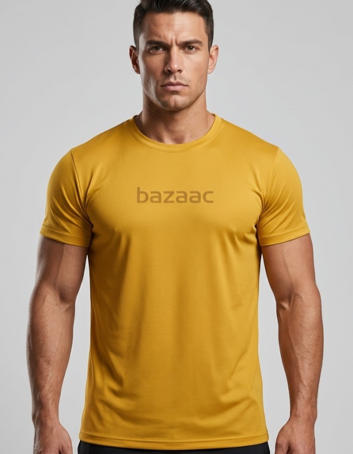 CAMISA DRY FIT MOSTARDA