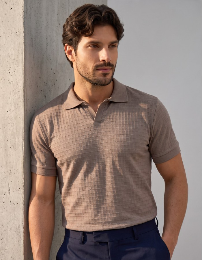 Polo Riviera Texturizada (R:12- AO)