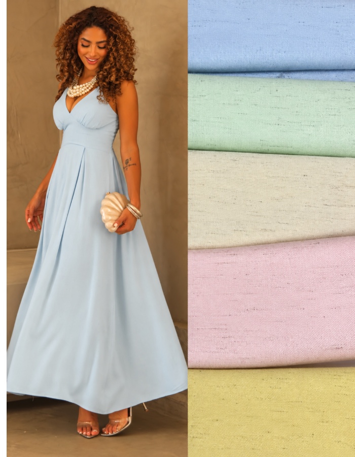 VESTIDO LISO