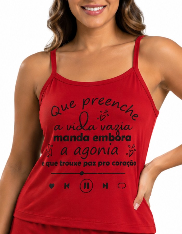 APENAS BLUSA ALÇA- MUSIC