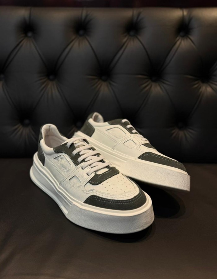 Riviera  Branco com cinza