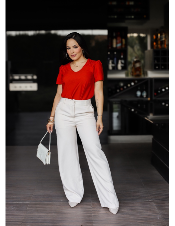 Calça  Slim Poliana 